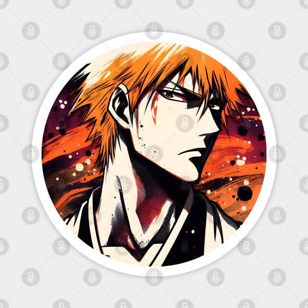 Manga and Anime Inspired Art: Exclusive Designs Magnet by insaneLEDP